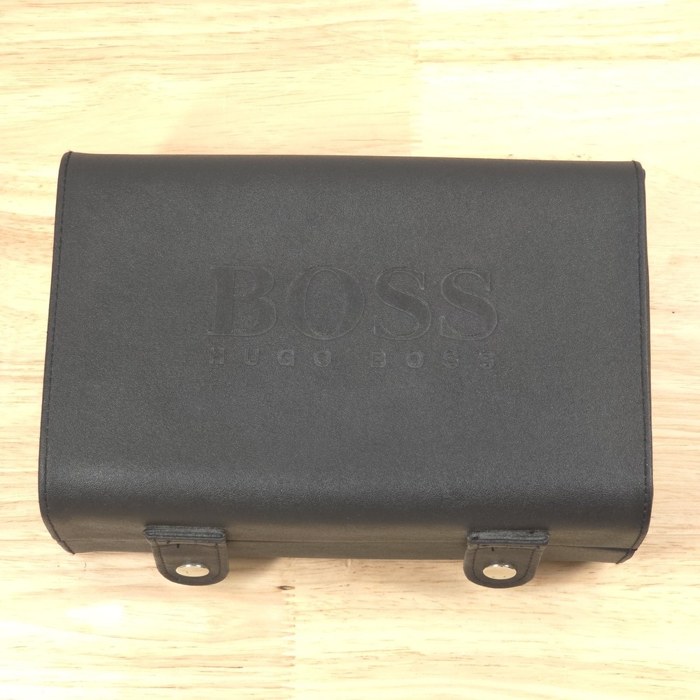 Empty Boss Hugo Boss Gift Box w/ Velvet Interior Snap Closure Roughly 8 x 5 x 3
